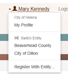 Register With Entity